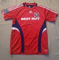 Chicago Fire Soccer Jersey Adidas Home Jersey Best Buy MLS Size.M