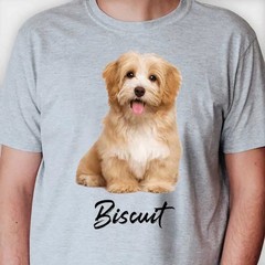Custom Dog Cat Upload Image Personalized Pet Lover Comfort Tee