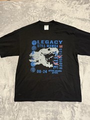 Kobe Legacy T-Shirt Black Mamba Shakawear Heavy Cotton Size M