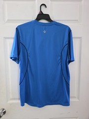 Men Size XL Windridge graphic short-sleeve shirt in blue Quick Dry Lightweight