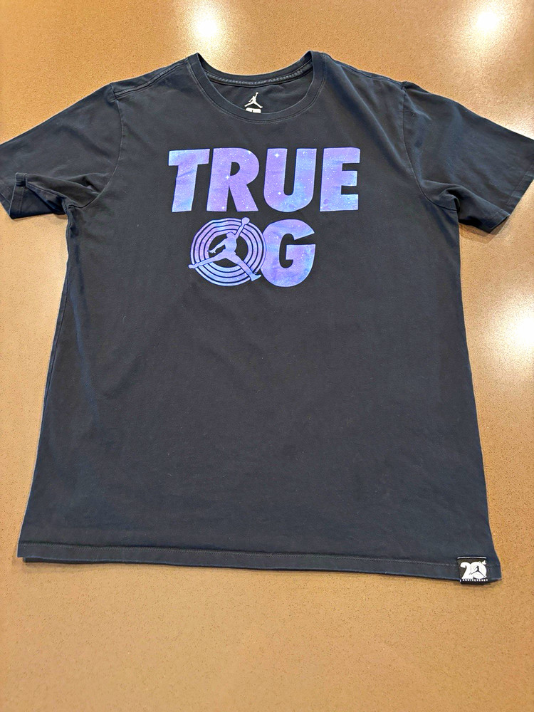 Jordan True OG 20th Anniversary Jumpman Graphic Tee Black Men’s L