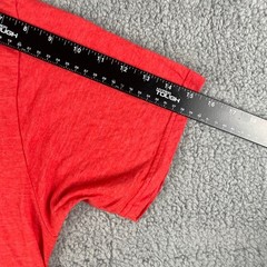 Coca Cola Men’s Large 43in Chest Red White Polyester Cotton Short Sleeve Shirt