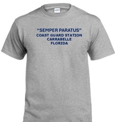 SEMPER PARATUS*COAST GUARD STATION DAUPHIN ISLAND*AL*INDIVIDUAL PT SHIRT