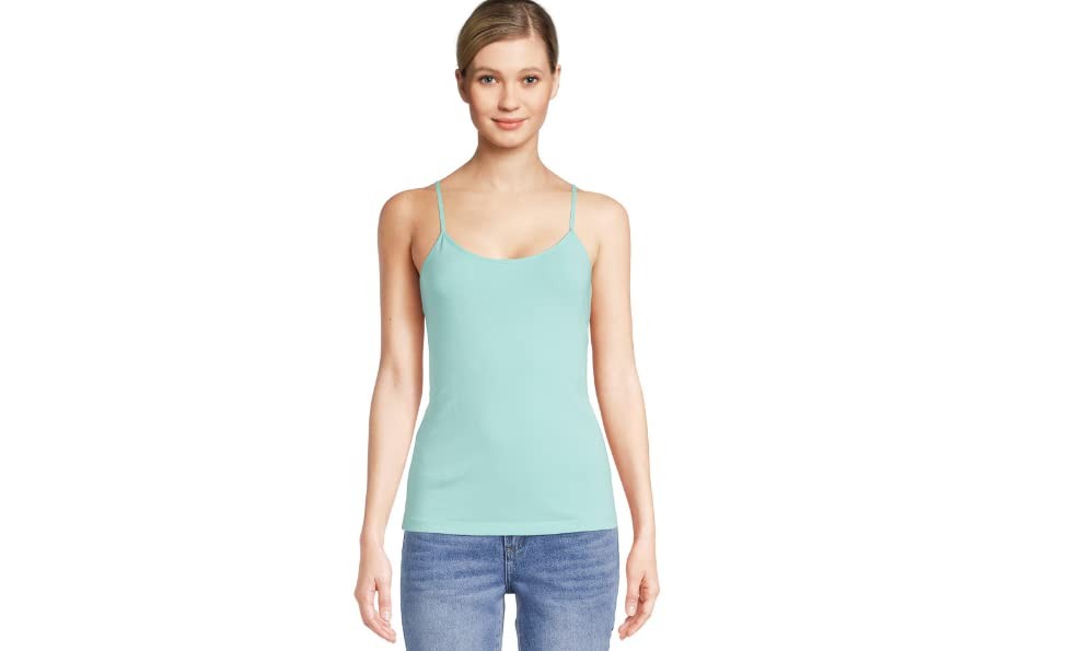 Women’s Adjustable Strap Cami Top (as1, Alpha, s, Regular, Small, Mint
