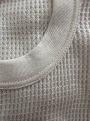 Vintage NOS Target Waffle Knit Long Sleeve Thermal Shirt Mens M White USA