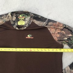 Vintage Mossy Oak Outdoors Break Up Country Camo Thermal Shirt Hunting Mens XL
