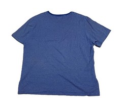 Vintage Polo Ralph Lauren T-Shirt Mens L Blue Striped Short Sleeve Cotton 90s