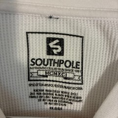 Vtg Southpole Thermal Shirt Mens Fits M/L Waffle Tattoo Grunge Street Y2K Hardy