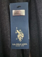 NWT US Polo Assn. long sleeve tee Grey logo size medium