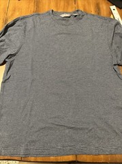 NWOT Daniel Cremieux Men’s S 100% Pima Cotton Blue LS Nice Crew Neck Mid Weight