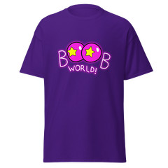 Funny ‘Boob World’ T-shirt Inspired by Rick and Morty – Unisex Sizes