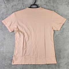 Unisex Apricot Juice Botanical Dye Crew neck T-Shirt Original Use Size Small