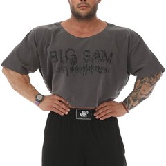 BIG SM Ragtop Rag Top T-Shirt Bodybuilding Oversize Gym Lifting Bulldog 3005