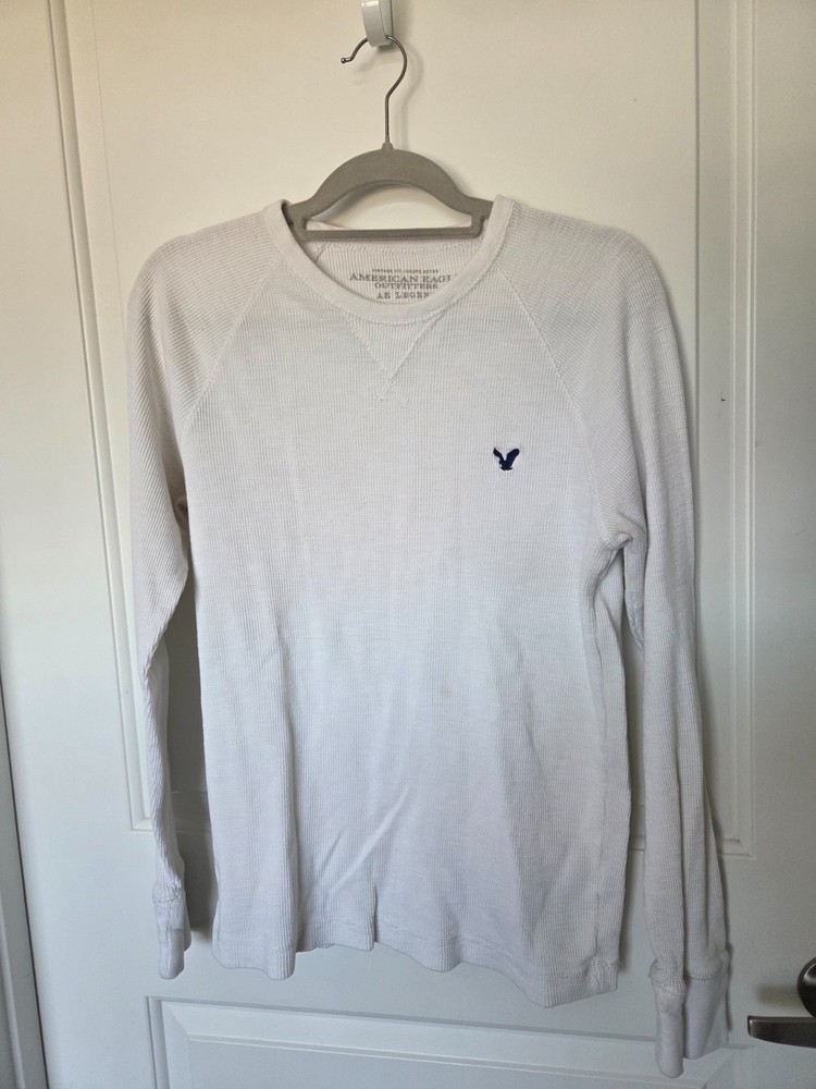 American Eagle Men’s Thermal Long Sleeve Shirts — Size Large — Set of 2