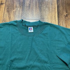 Russell Athletic Tshirt XXL Green USA VTG 90s 100% Cotton 5