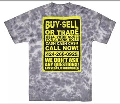 Open 925 Men’s T-shirt The Dons Pawn Crystal wash Unisex