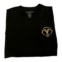 NWT TRUE RELIGION MSRP $59.99 MENS BLACK CREW NECK SHORT SLEEVE T-SHIRT M L XL