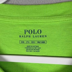 Polo Ralph Lauren Mens 2XB Crew Neck Pocket T-Shirt Green Short Sleeve Tee
