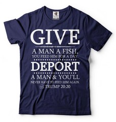 Funny Political Tee Trump 20:20 Shirt Deport A Man Shirt Dad Political Gift