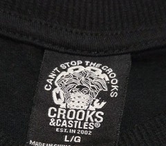 Crooks & Castles Cherub Angel Bud cannabis Lots Angeles T-Shirt Men L