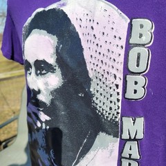 Purple Bob Marley Tshirt By Afriwear. Men’s Small. Vibrant Color, Soft Material.