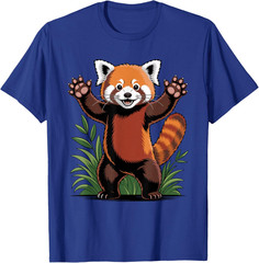 Red Panda Paws Hands Up Kawaii Red Panda Kids Adults T-Shirt