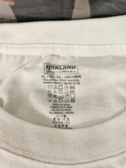 XL / X-LARGE – WHITE – 6 PACK – Kirkland Signature Men’s Crew Neck Cotton Shirts