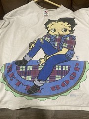 Betty Boop Two Double Side Single Stitch Graphic Shirts Vintage 1994 Size XL