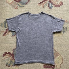 Vintage Tri Blend T Shirt 80s Medium Gray Rayon Shively Fire Kentucky Russell