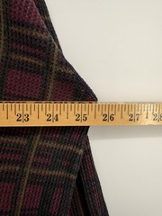 Vintage Northwest Territory Men’s Waffle Knit Henley Shirt Red XL