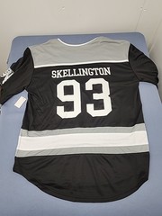 New Jack Skellington Hockey Jersey Disney Embroidered Back Graphic Print Front