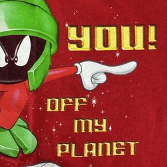 Vintage Y2K 2001 Looney Tunes Jerry Leigh Marvin The Martian T-Shirt Men’s 2XL