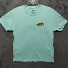 Salty Crew Shirt Adult Large Green Graphic Short Sleeve Cotton Beach Outdoor Men
