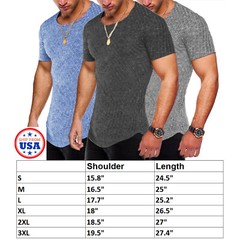 Men Casual Sport Round Neck Long Sleeve Slim Fit Top T-Shirt Muscle Gym Active