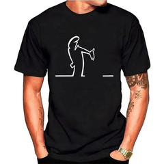 Summer T Shirts for Men Balum La Linea Funny Graphic Tshirt Cotton Comfortable P