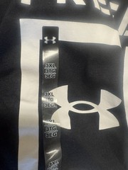Under Armour 1370810 Men UA Freedom Flag T-Shirt Short Sleeve Tee 3XL Black NEW