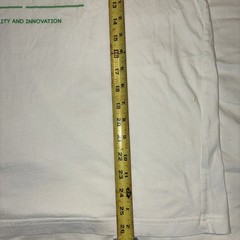 Hugo Boss White Graphic T-Shirt GREEN LABEL INNOVATION LOGO – Sm Spot On Front