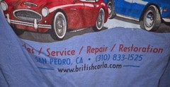 British European Auto Repair San Pedro California T Shirt M Medium