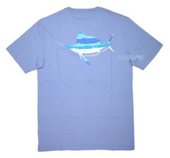 NWT Vineyard Vines Men SS Whale Pocket Crew Tee T-Shirt “SAILFISH WHALE LINE”