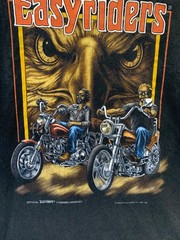 Vtg 1993 3D Emblem Easyriders Harley-Davidson T-Shirt Kamloops BC Size XL #241