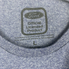 Ford Classic Eagle Logo T Shirt Mens American New L Blue Cotton/Poly Blend Tee