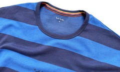 PAUL SMITH HEAVYWEIGHT SOFT FEEL COTTON BLEND LOOSE FIT T-SHIRT / TOP BNWT SZ- M