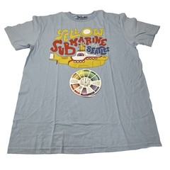 The Beatles Yellow Submarine T-Shirt Mens M Sky Blue NEW Graphic Tee 2MBY093