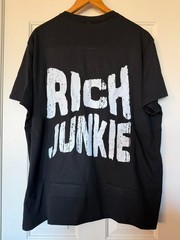 Rich Junkie Back Print T-Shirt – Hustle Money Streetwear Graphic Tee