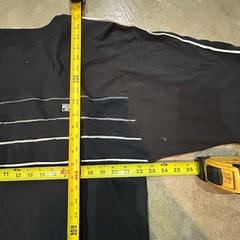 Vintage Mecca USA Oversized Striped Raglan Tee T-Shirt