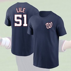 HOT ITEM – Daylen Lile #51 Washington Nationals 2025 Name and Number Fan Gifts