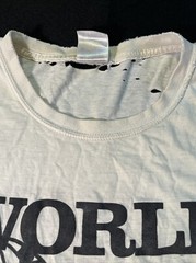 VERY RARE VINTAGE GLOBE VERSION WORLD GYM TSHIRT XL SHIRT EXTRA LARGE AUTHENTIC