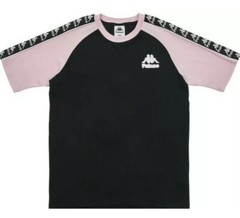 PALACE x KAPPA CLASSIC RAGLAN T-SHIRT BLACK / PINK MEDIUM (*New)