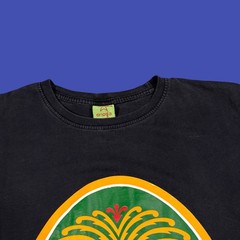 Chang Beer T Shirt L Black Yellow Elephant Tree Thailand Lager Logo Graphic
