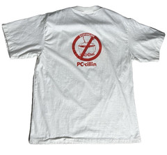 Rare VTG PC-cillin T Shirt XL China School Tech Campaign Trend Micro Promo Tee